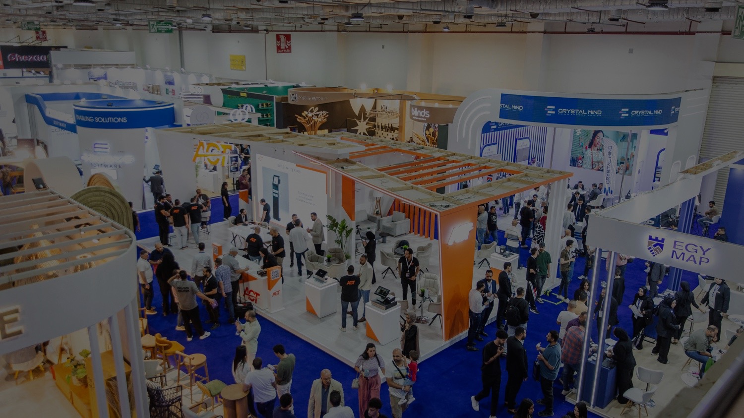 Cafex hall overview
